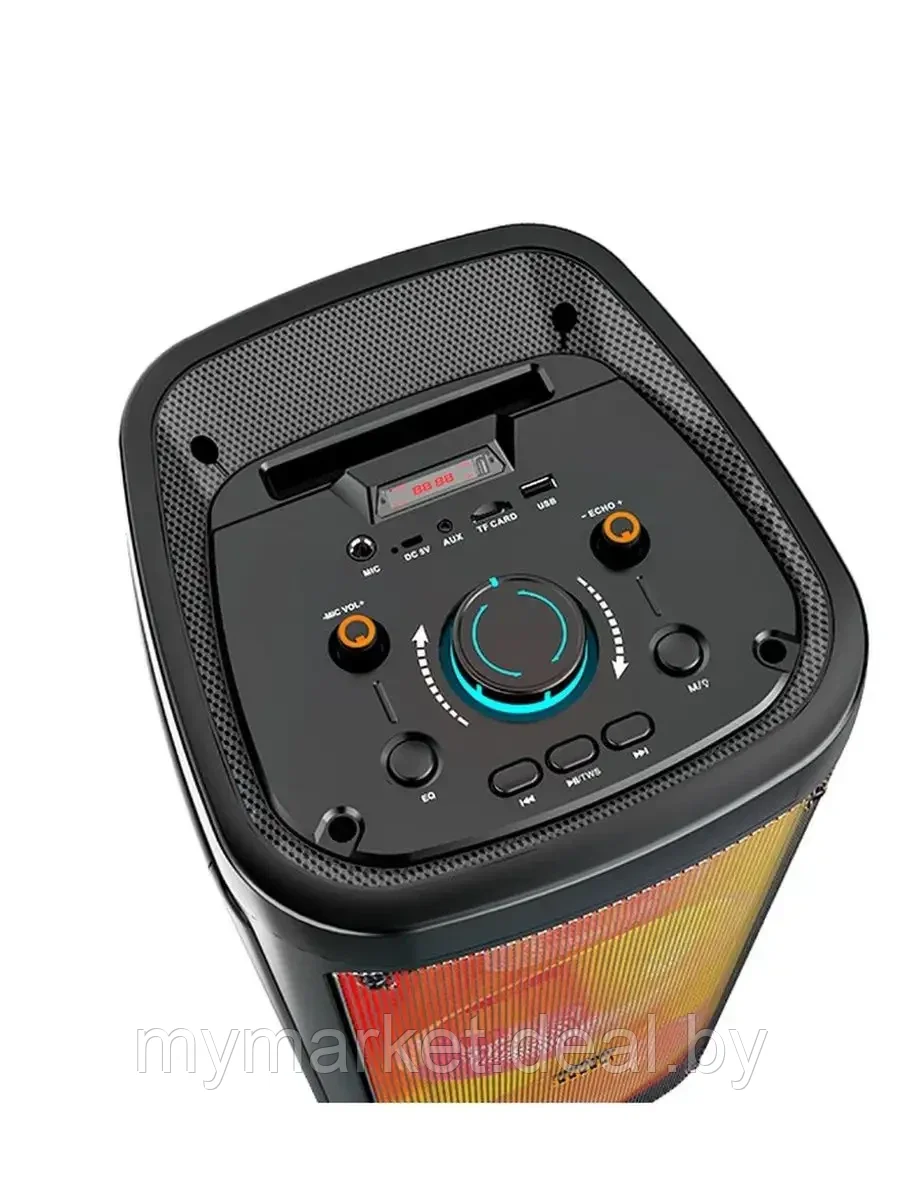 Акустическая колонка напольная Bluetooth ZQS-8215 с микрофоном - фото 3 - id-p216644191