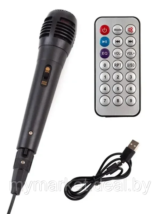 Акустическая колонка напольная Bluetooth ZQS-6210W с микрофоном - фото 9 - id-p216644201