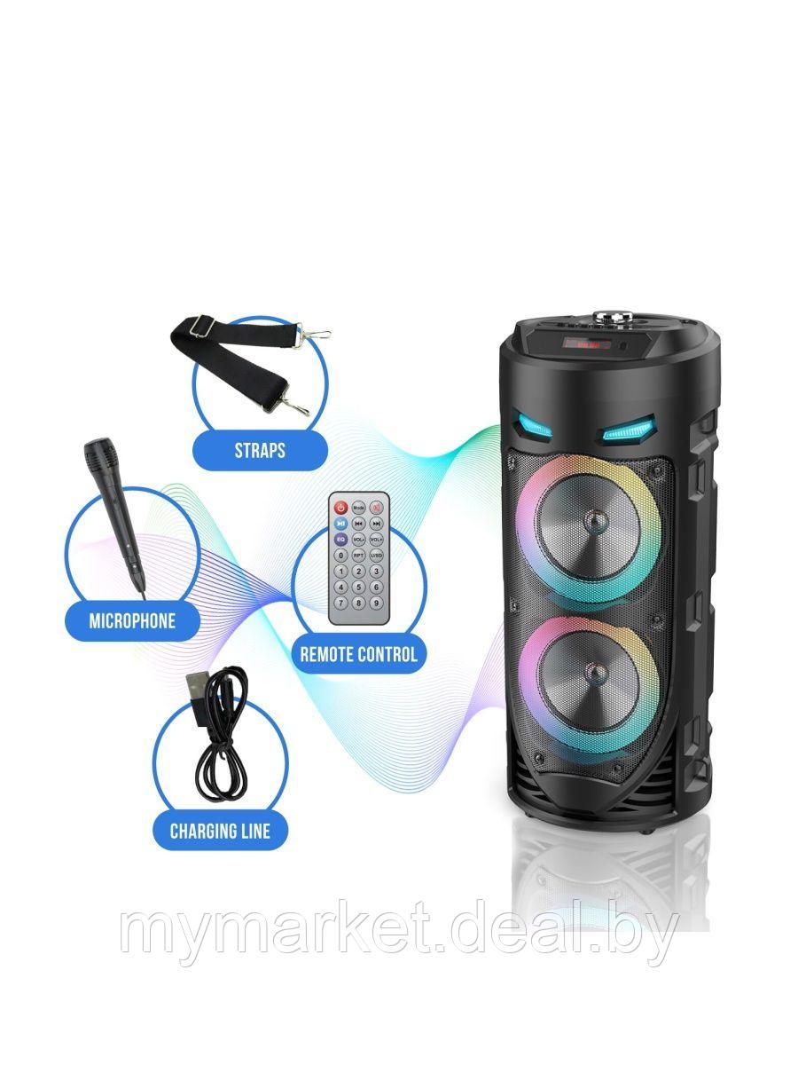 Акустическая колонка напольная Bluetooth ZQS4239 с микрофоном - фото 8 - id-p216644206