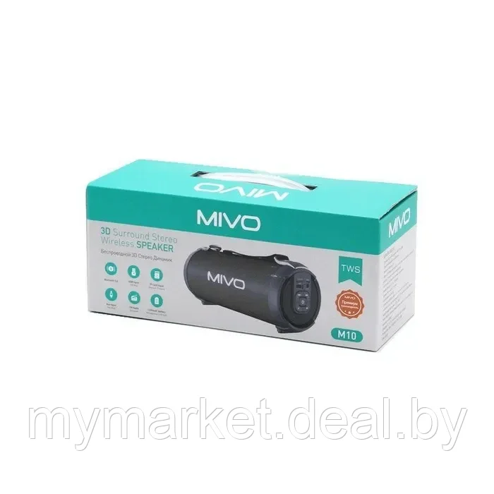 Колонка портативная музыкальная Bluetooth MIVO M10 - фото 6 - id-p216644229