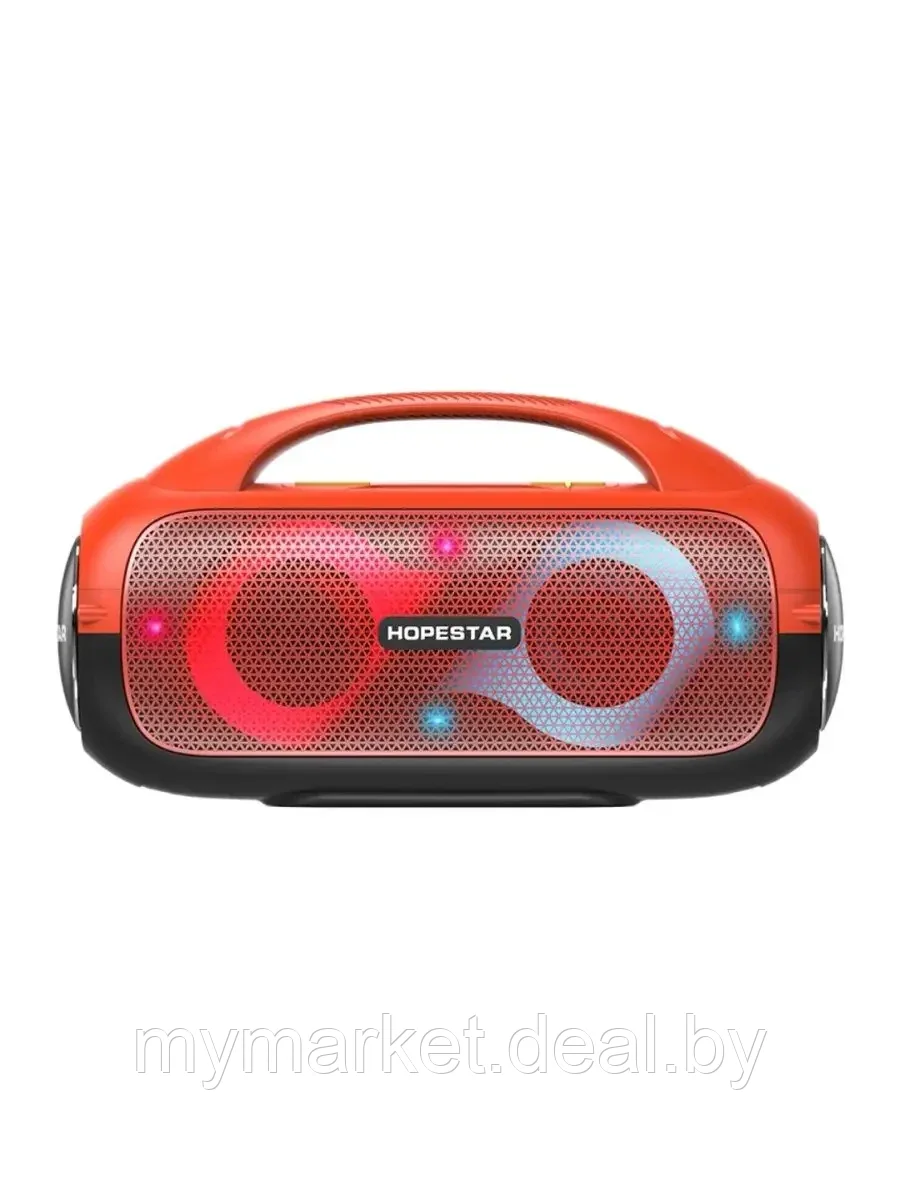 Колонка портативная музыкальная Bluetooth HOPESTAR A50 Party с микрофоном - фото 5 - id-p216644241