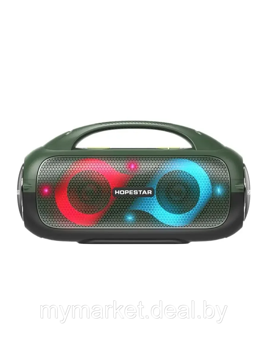 Колонка портативная музыкальная Bluetooth HOPESTAR A50 Party с микрофоном - фото 7 - id-p216644241