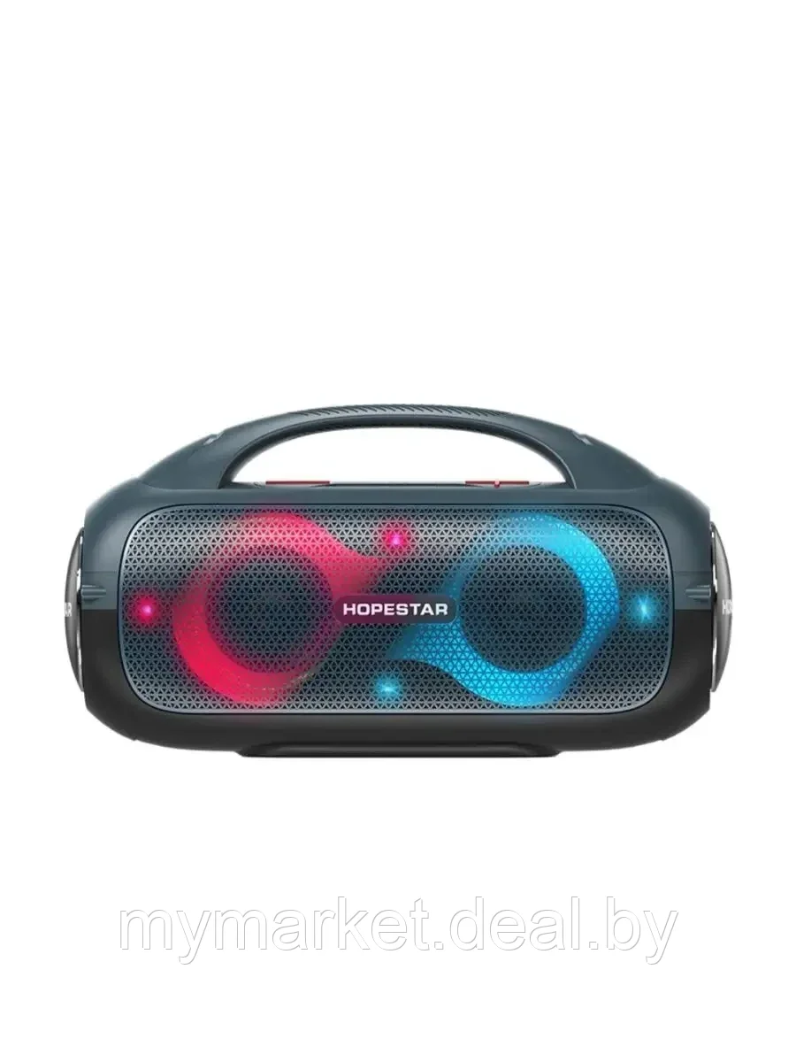 Колонка портативная музыкальная Bluetooth HOPESTAR A50 Party с микрофоном - фото 8 - id-p216644241