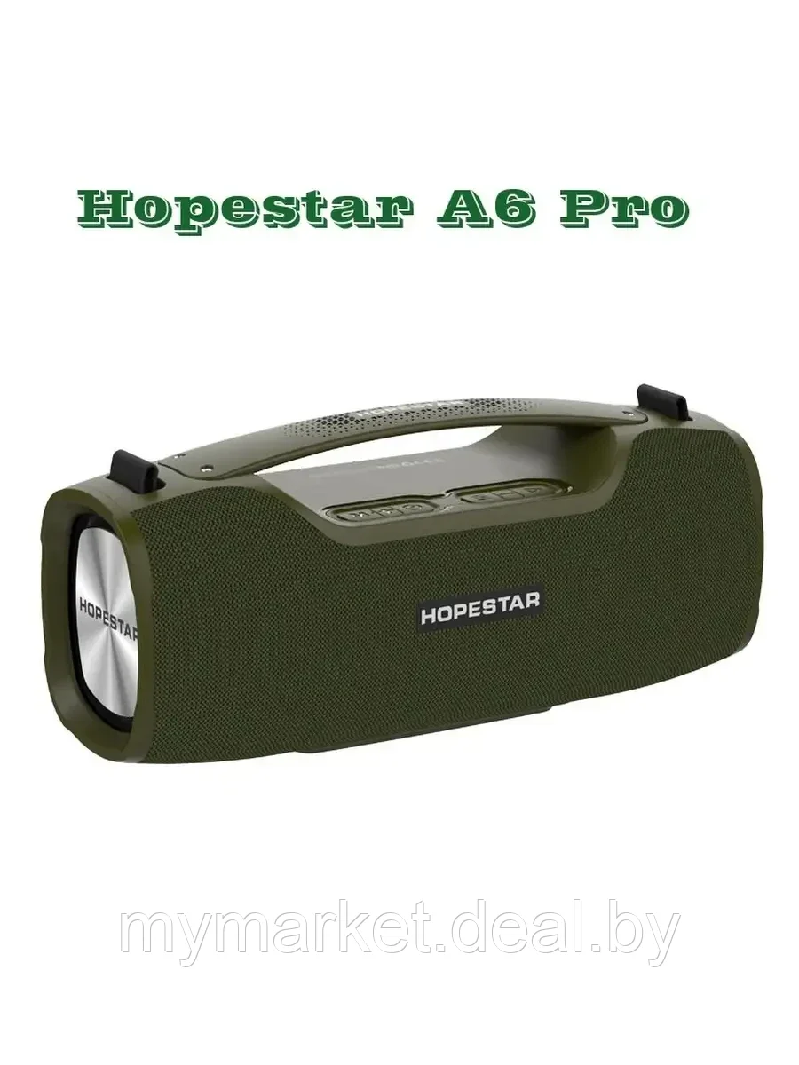 Колонка портативная музыкальная Bluetooth HOPESTAR A6 PRO с микрофоном - фото 3 - id-p216644243