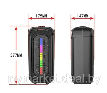 Колонка портативная музыкальная Bluetooth ZQS4255 с пультом ДУ - фото 7 - id-p216644256