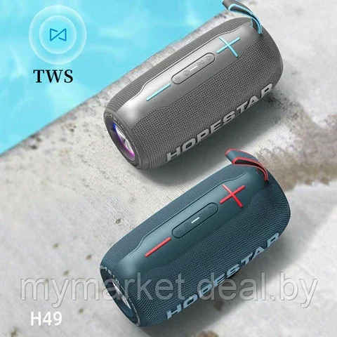 Колонка портативная музыкальная Bluetooth HOPESTAR H49 - фото 6 - id-p216644267
