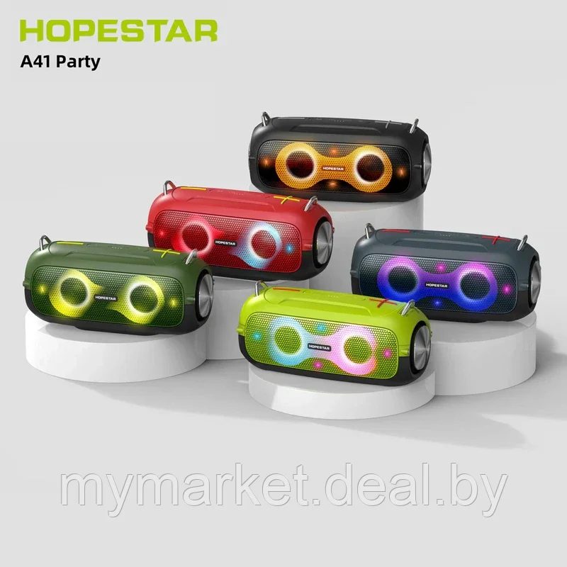Колонка портативная музыкальная Bluetooth HOPESTAR A41 Party - фото 1 - id-p216644301