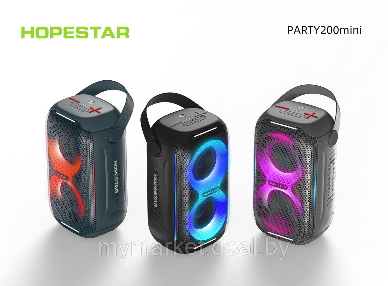 Колонка портативная музыкальная Bluetooth HOPESTAR Party 200 mini - фото 3 - id-p216644302