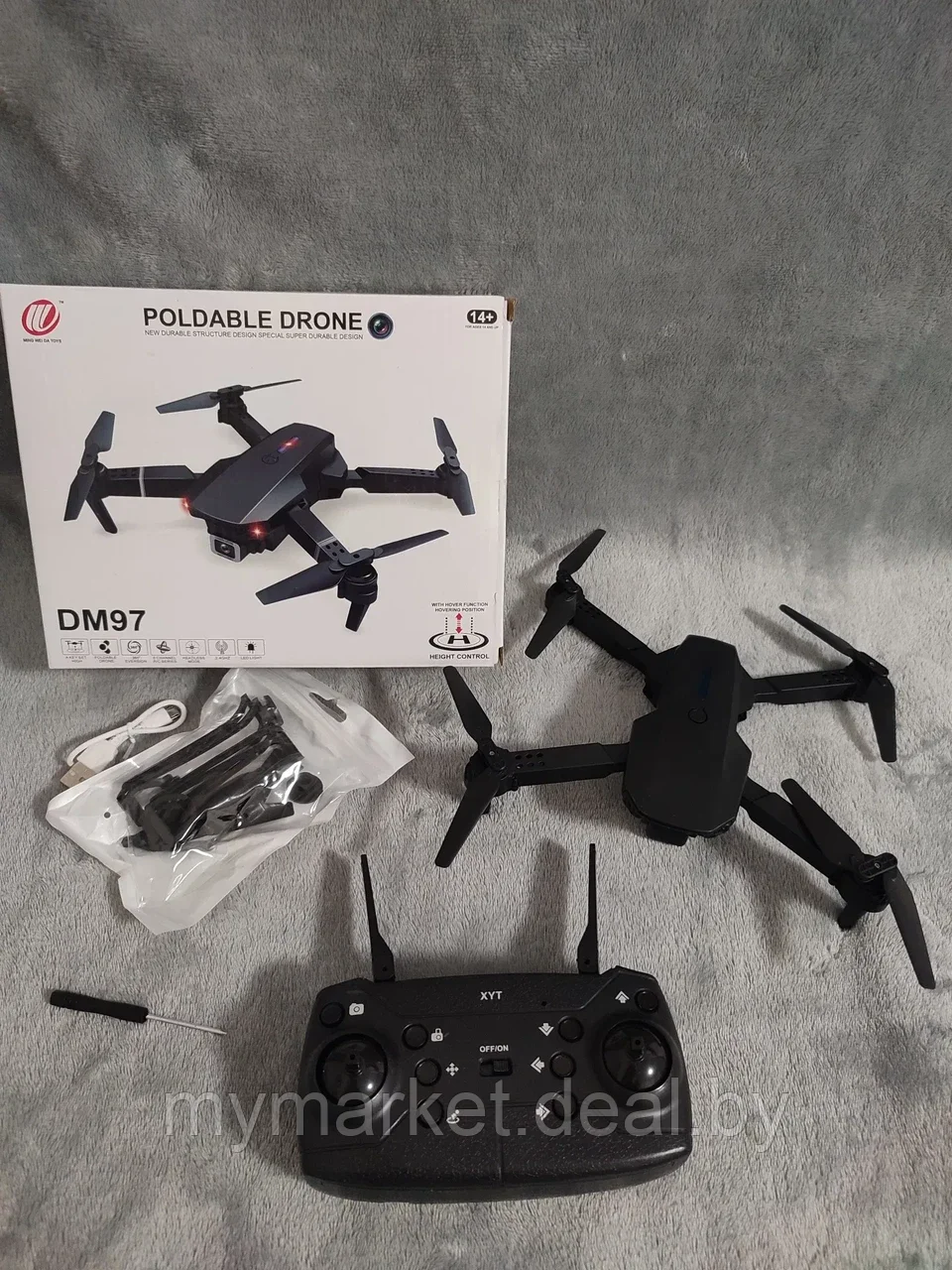 Квадрокоптер дрон с камерой DM97 - фото 6 - id-p216644305