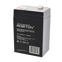 Аккумулятор ROBITON VRLA6-4.5 6В 4.5Ач (герметизированная свинцово-кислотная аккумуляторная батарея 6V, 3.3Ah)