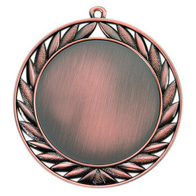 Медаль 70мм Олива, 3-е место , арт. 022 , без ленточки Бронзовый