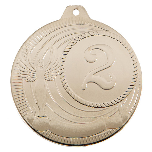 Медаль "Триумф " 2-е  место ,  70 мм , без ленточки , арт.104 Серебро