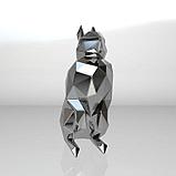 Полигональная скульптура:  "Заяц: Грация Скорости и Нежности", фото 3