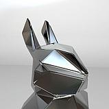 Полигональная скульптура:  "Заяц: Грация Скорости и Нежности", фото 2