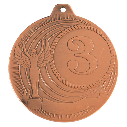 Медаль "Триумф " 3-е место , 70 мм , без ленточки , арт.104 Бронза - фото 1 - id-p216649900