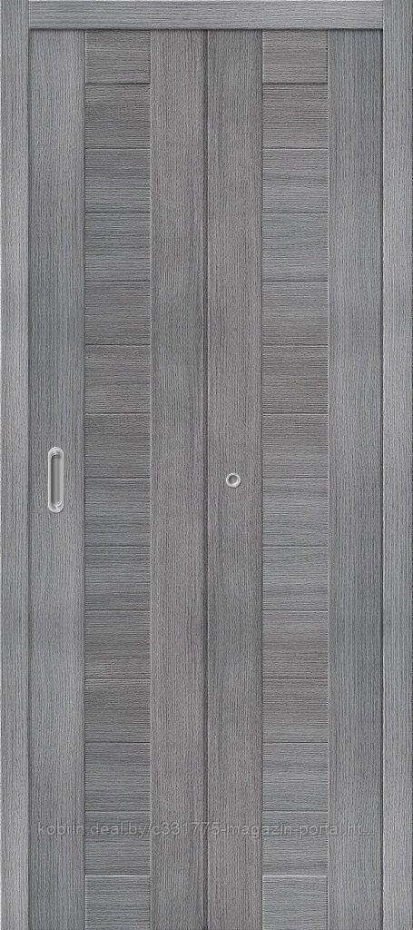 Дверь складная межкомнатная Порта-21 Grey Veralinga
