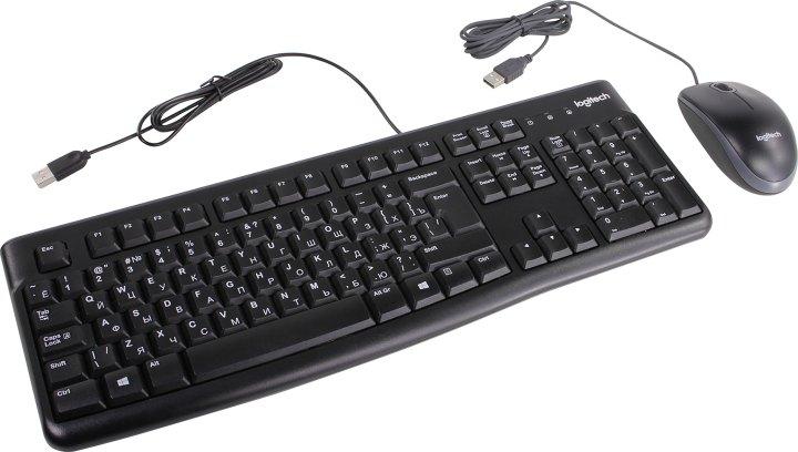 Комплект Logitech Desktop MK120 EN/RU (Кл-ра,USB+Мышь 3кн,Roll,USB) 920-002561 - фото 1 - id-p216657735