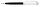 Ручка подарочная шариковая Manzoni Alessandria корпус черный с белой вставкой, фото 2