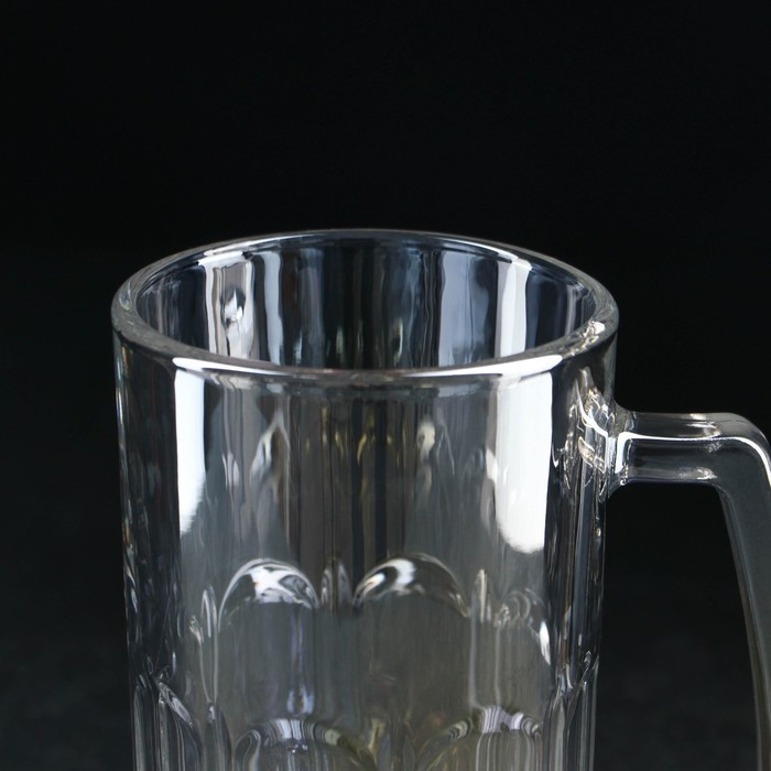 Кружка стеклянная пивная «Кристалл», 500 мл, цвет МИКС - фото 4 - id-p199326275