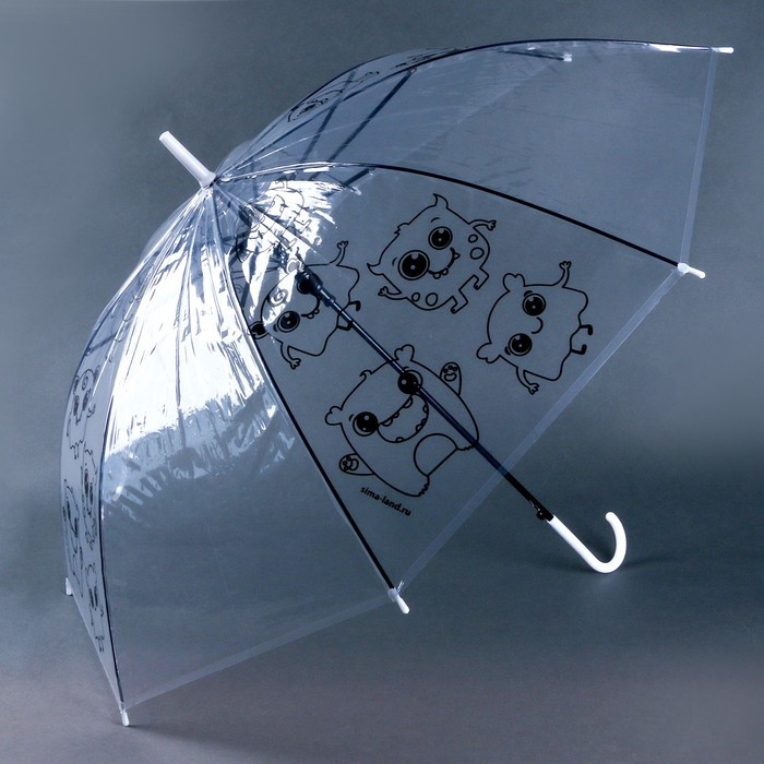 Зонт раскраска «Монстрики» + маркеры - фото 2 - id-p209773365