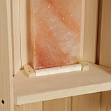 Абажур с гималайской солью 1 плитка, липа, 29х40х13 см, фото 3