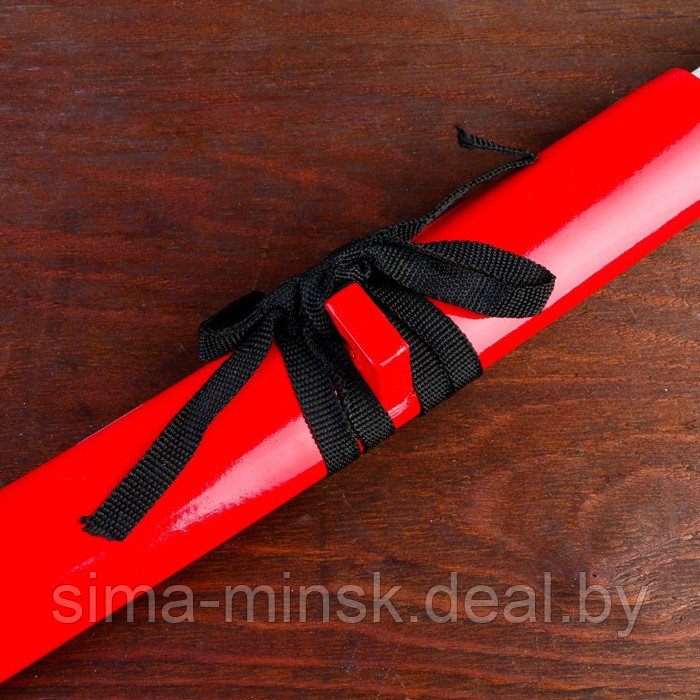 Сувенирное оружие «Катана на подставке», красные ножны, 103см - фото 5 - id-p216658579