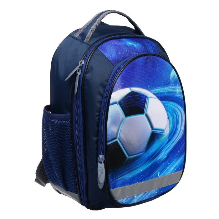 Рюкзак школьный, 37 х 27 х 16 см, эргономичная спинка, Calligrata Б "Мяч" - фото 9 - id-p203024922