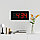 Часы электронные настенные, 23 х 3 х 47 см, USB, фото 2
