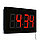 Часы электронные настенные, 23 х 3 х 47 см, USB, фото 3