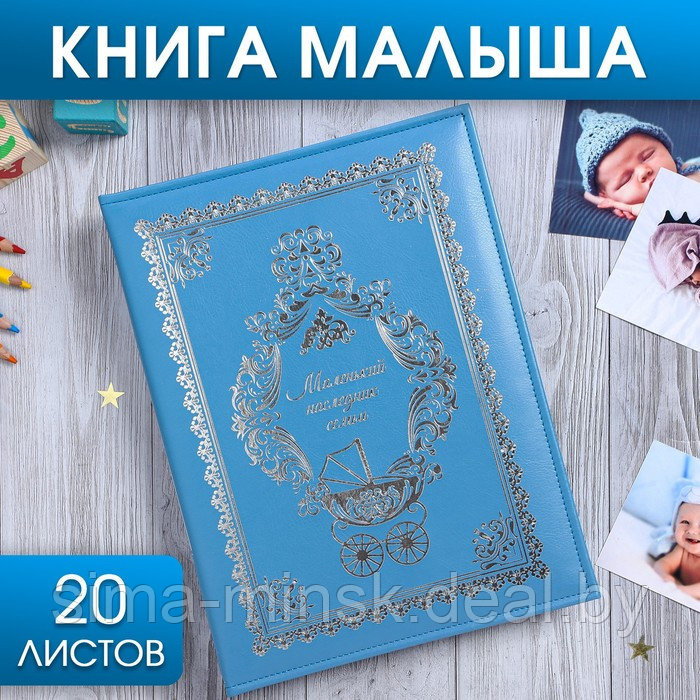Книга малыша для мальчика "Маленький наследник семьи": 20 листов - фото 1 - id-p174466252