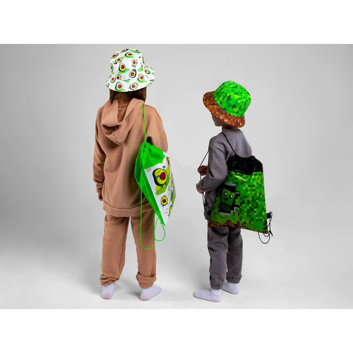 Детский набор "Авокадо" (панама+ мешок для обуви), р-р. 52-54 см - фото 7 - id-p203024844