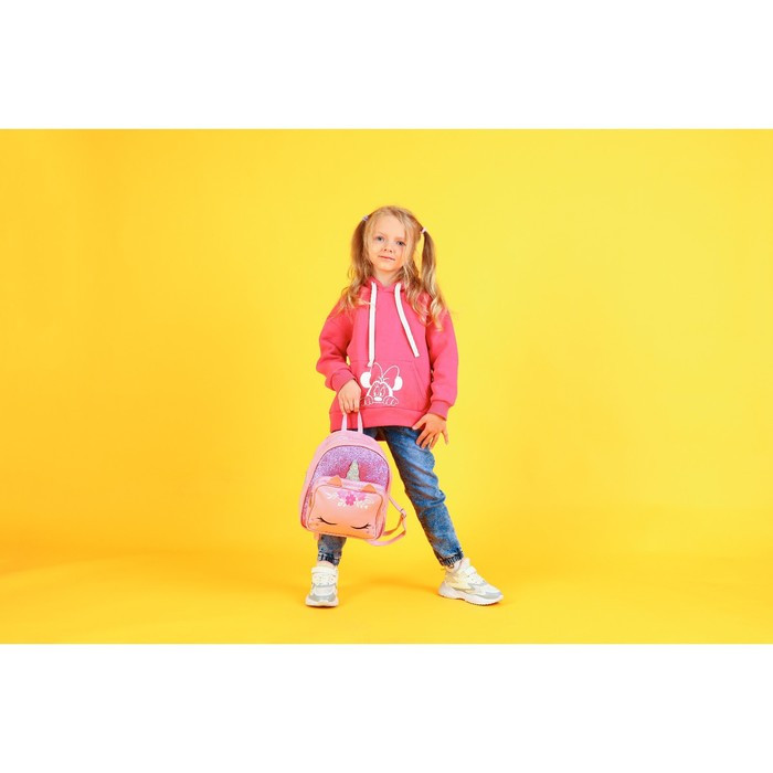Рюкзак детский с карманом «Единорог», искусственная кожа, 27 х 23 х 10 см - фото 8 - id-p199281099