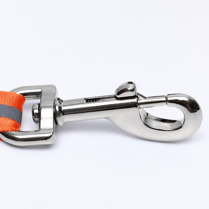 Рулетка "Пижон" с прорезиненной ручкой, 8 м, до 50 кг, трос, чёрно-оранжевая - фото 4 - id-p216659948