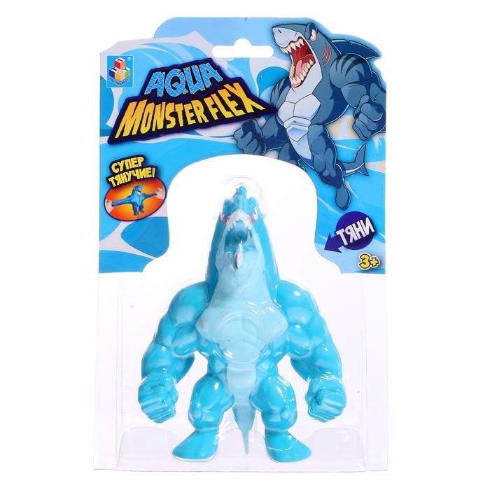 Тянущаяся фигурка Monster flex Aqua, 14 см, 14 видов, МИКС - фото 6 - id-p207449522