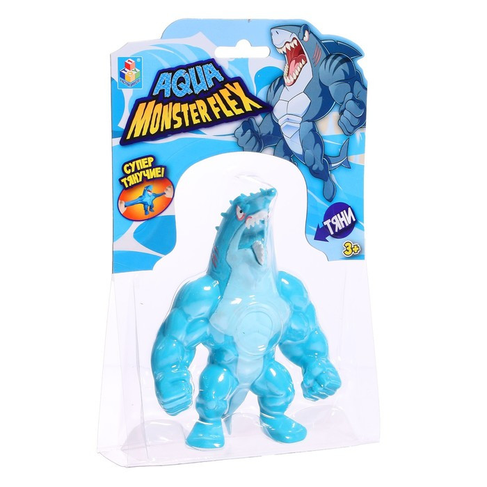 Тянущаяся фигурка Monster flex Aqua, 14 см, 14 видов, МИКС - фото 7 - id-p207449522