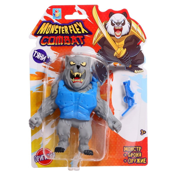 Тянущаяся фигурка Monster flex Combat, в броне и с оружием, 15 см, 16 видов, МИКС - фото 7 - id-p207449523