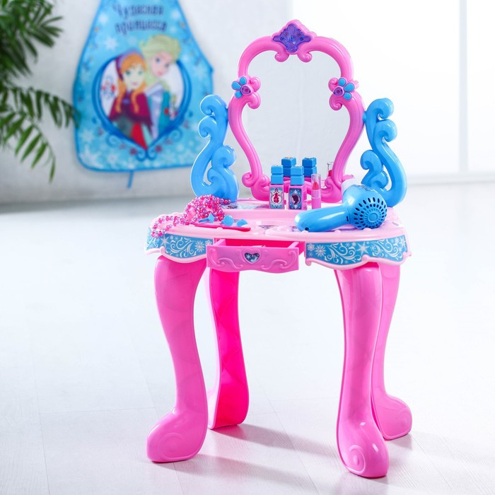 Игровой набор «Столик с зеркалом», Холодное сердце, свет, звук, 14 предметов, высота 60 см - фото 8 - id-p162749786