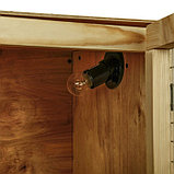 Брудер для цыплят, 100 × 40 × 45 см, с поддоном, с патроном под лампу, деревянный, фото 3
