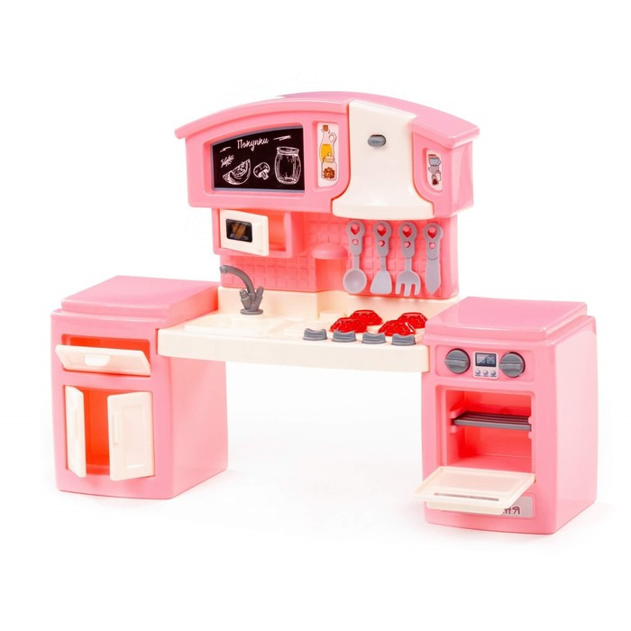 Мини-кухня «Малютка», в коробке № 2, цвет розовый - фото 4 - id-p216664898