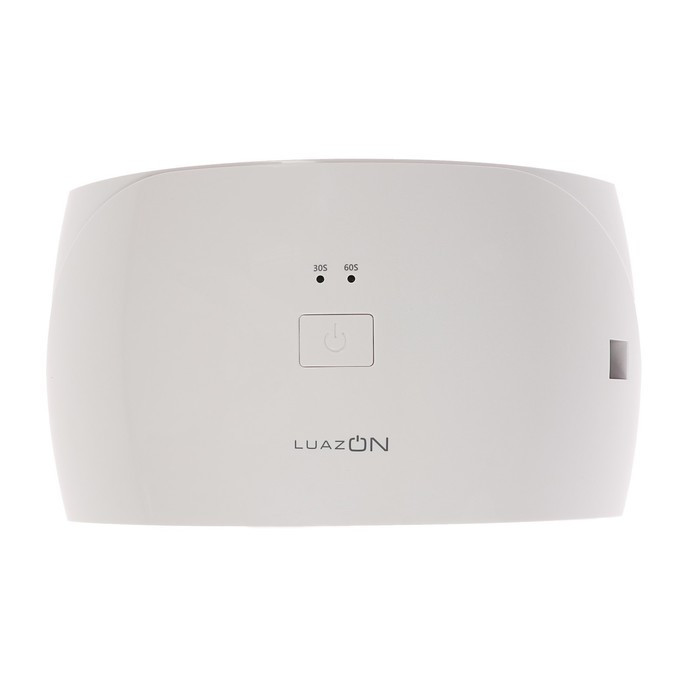 Лампа для гель-лака Luazon LUF-20, LED, 24 Вт, 15 диодов, таймер 30/60 с, 220 В, белая - фото 4 - id-p180493715