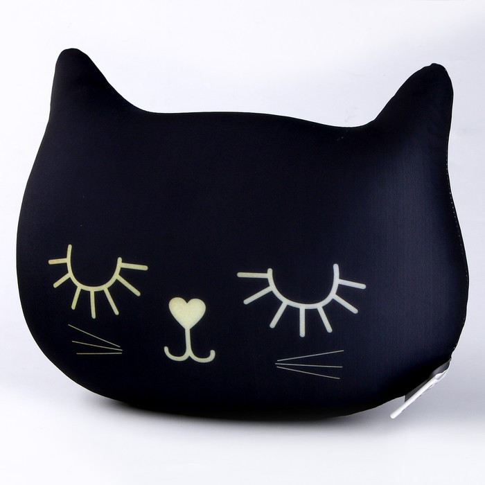 Антистресс подушка «Котик», чёрный - фото 4 - id-p207965152