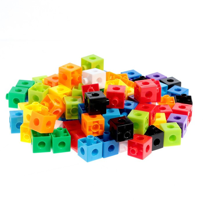 Развивающий конструктор «Кубики», 100 деталей - фото 4 - id-p182355295