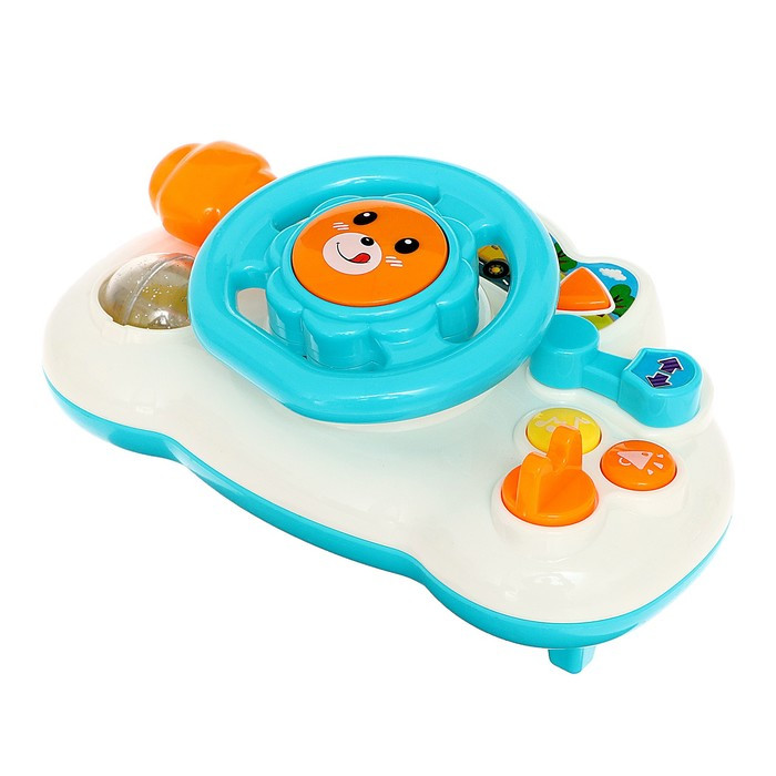 Развивающая игрушка «Весёлый руль», со световыми и звуковыми эффектами, МИКС - фото 2 - id-p180503596