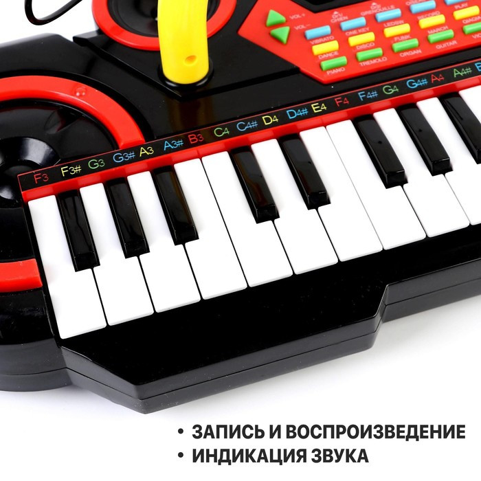 Синтезатор «Шоумен», 37 клавиш, работает от батареек - фото 3 - id-p199389125
