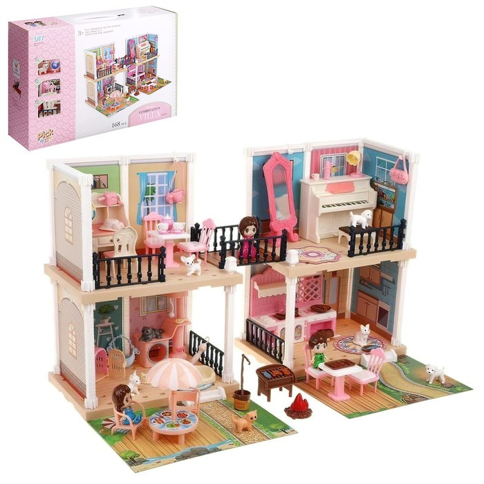 Дом для кукол «Мечта» с куклой, питомцами и аксессуарами - фото 1 - id-p216664727