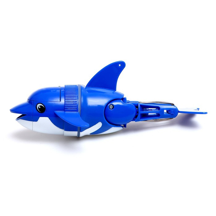 Милый китёнок, плавает в воде, работает от батареек, цвет синий - фото 2 - id-p199410802