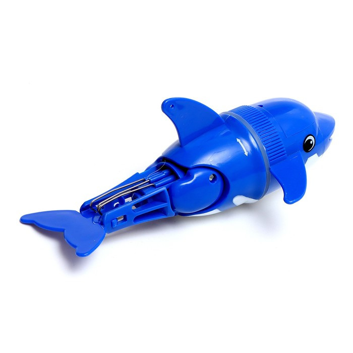 Милый китёнок, плавает в воде, работает от батареек, цвет синий - фото 3 - id-p199410802