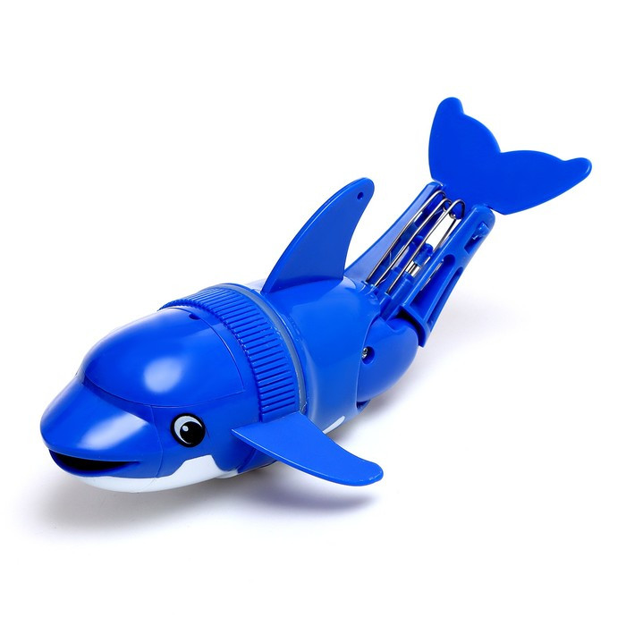 Милый китёнок, плавает в воде, работает от батареек, цвет синий - фото 4 - id-p199410802