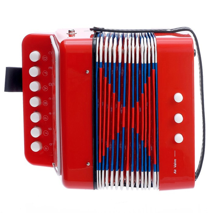 Музыкальная игрушка «Гармонь», детская, цвет красный - фото 3 - id-p180503614