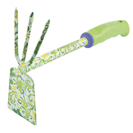 Мотыжка комбинированная, 70 х 300 мм, стальная, пластиковая рукоятка, Flower Green, Palisad, фото 2